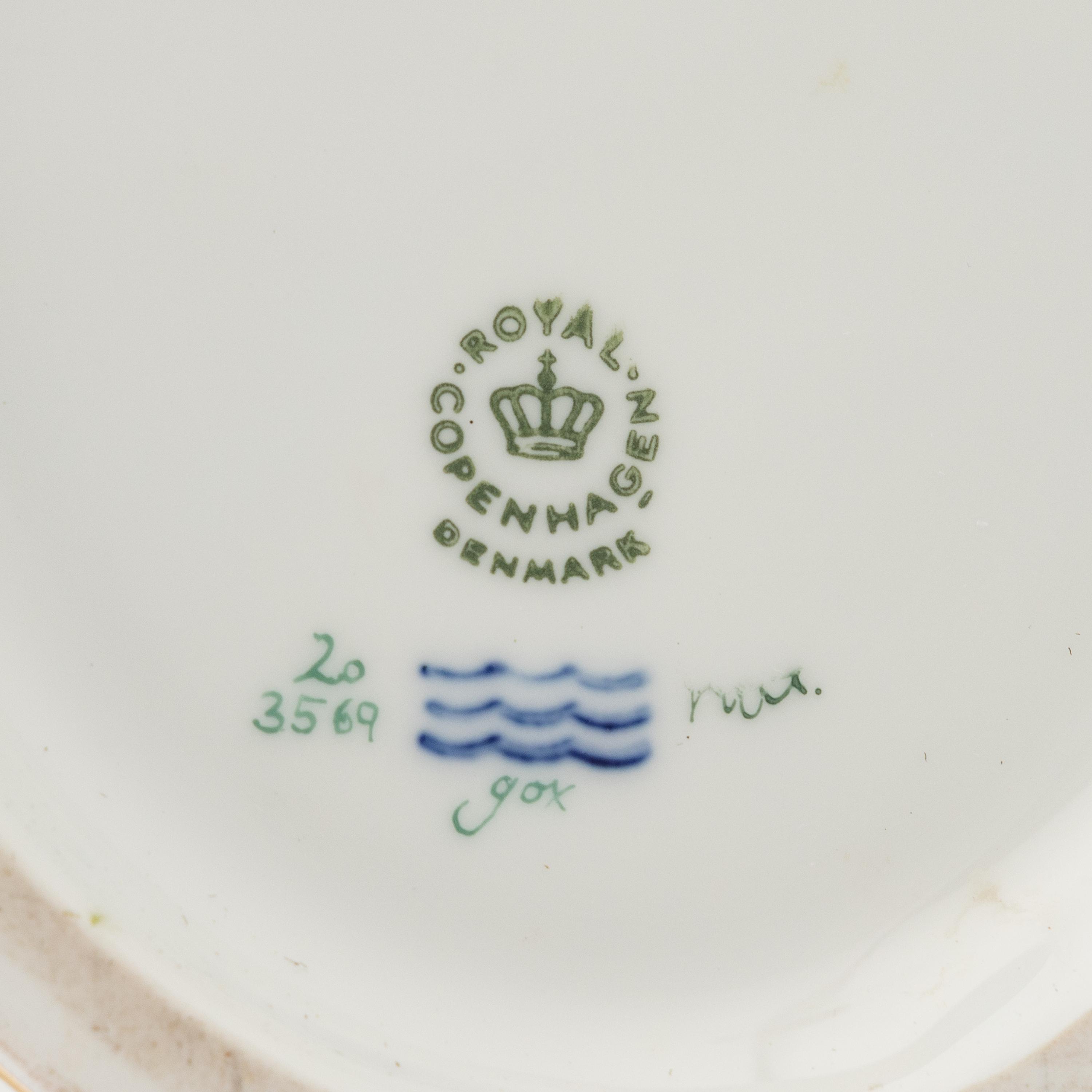A Royal Copenhagen Flora Danica Porcelain Wine Cooler