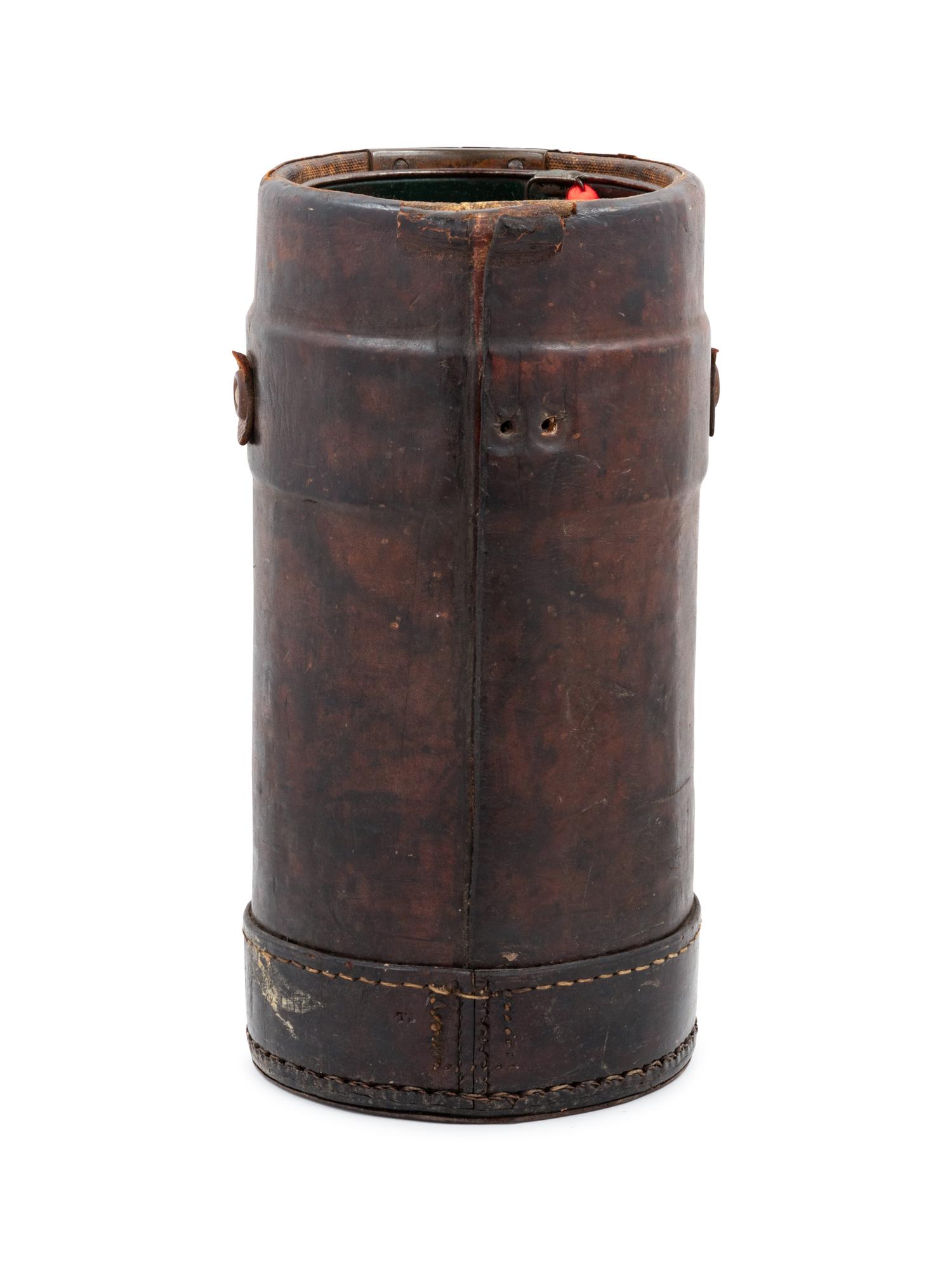 An English Leather Fire Bucket
