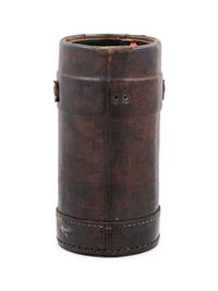 An English Leather Fire Bucket