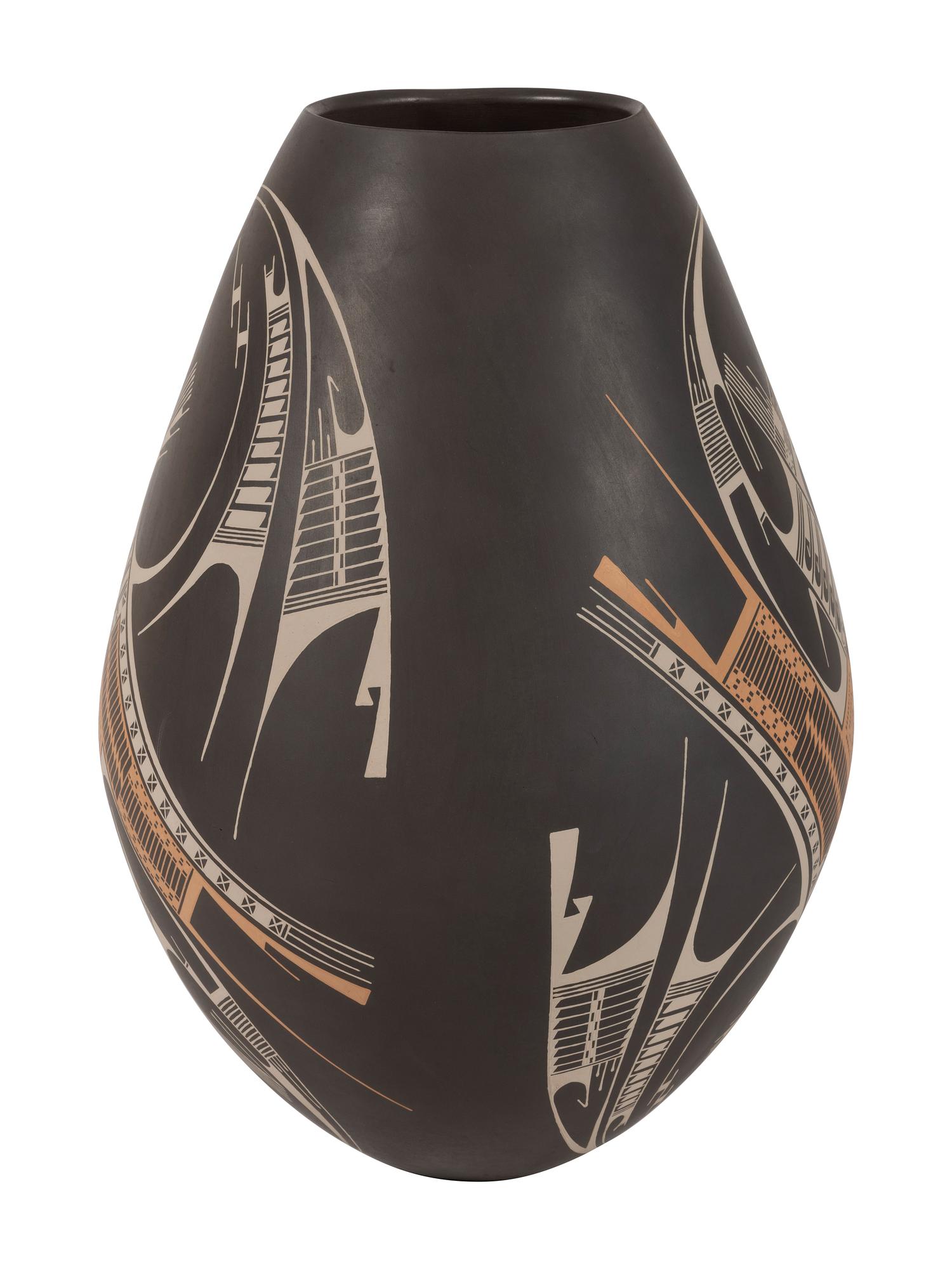 Polychrome Pottery Jar