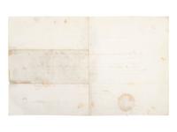 ROBERTSON, Thomas B. (ca 1773-1828). DS ("Th. B. Robertson"). New Orleans, 15 August 1810.
