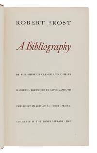 FROST, Robert (1874-1963). A group of 5 signed trade editions, comprising: