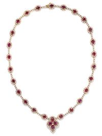 RUBY AND DIAMOND NECKLACE