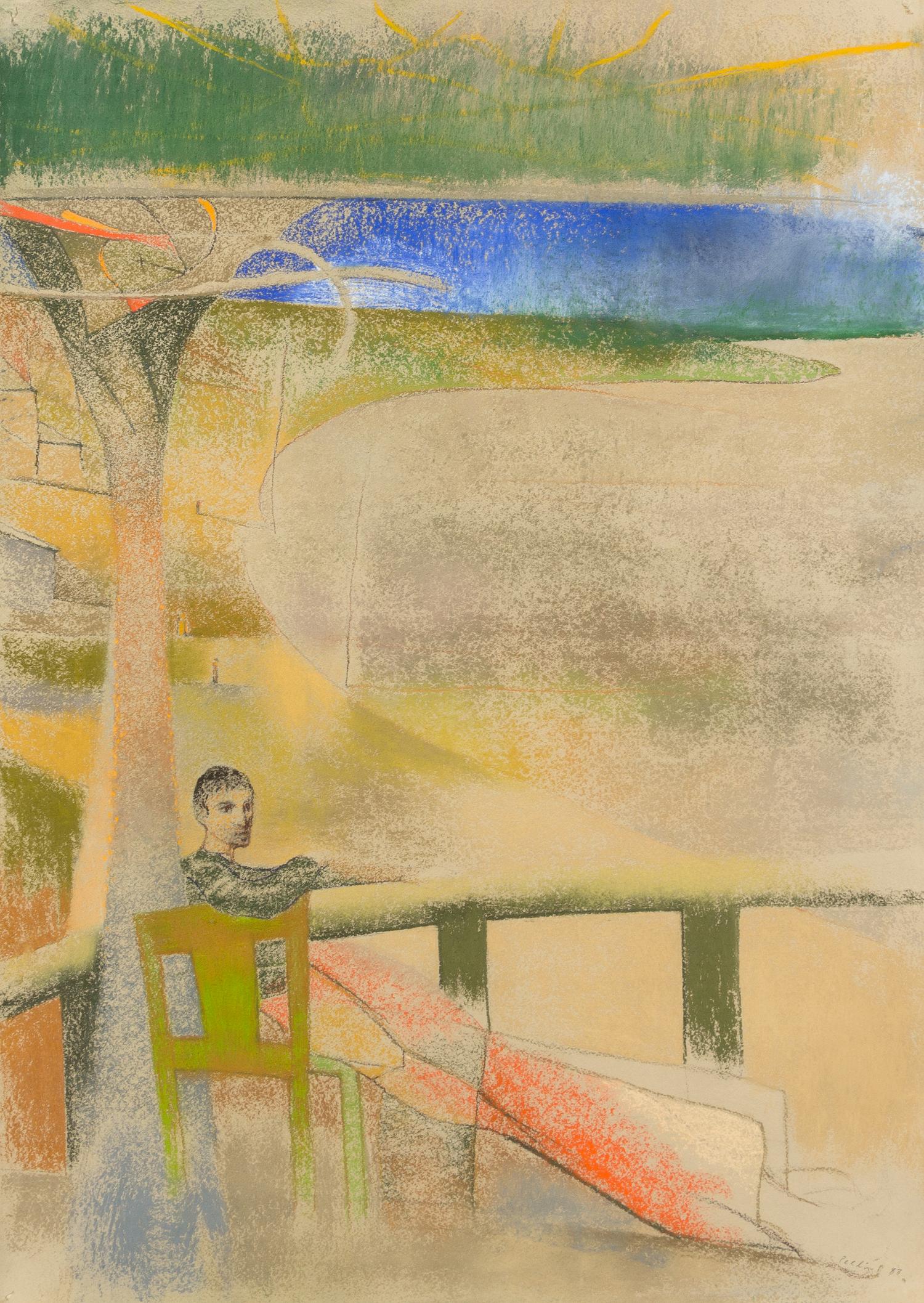 Irving Petlin, (American, b. 1934), The Restless (a study), 1983