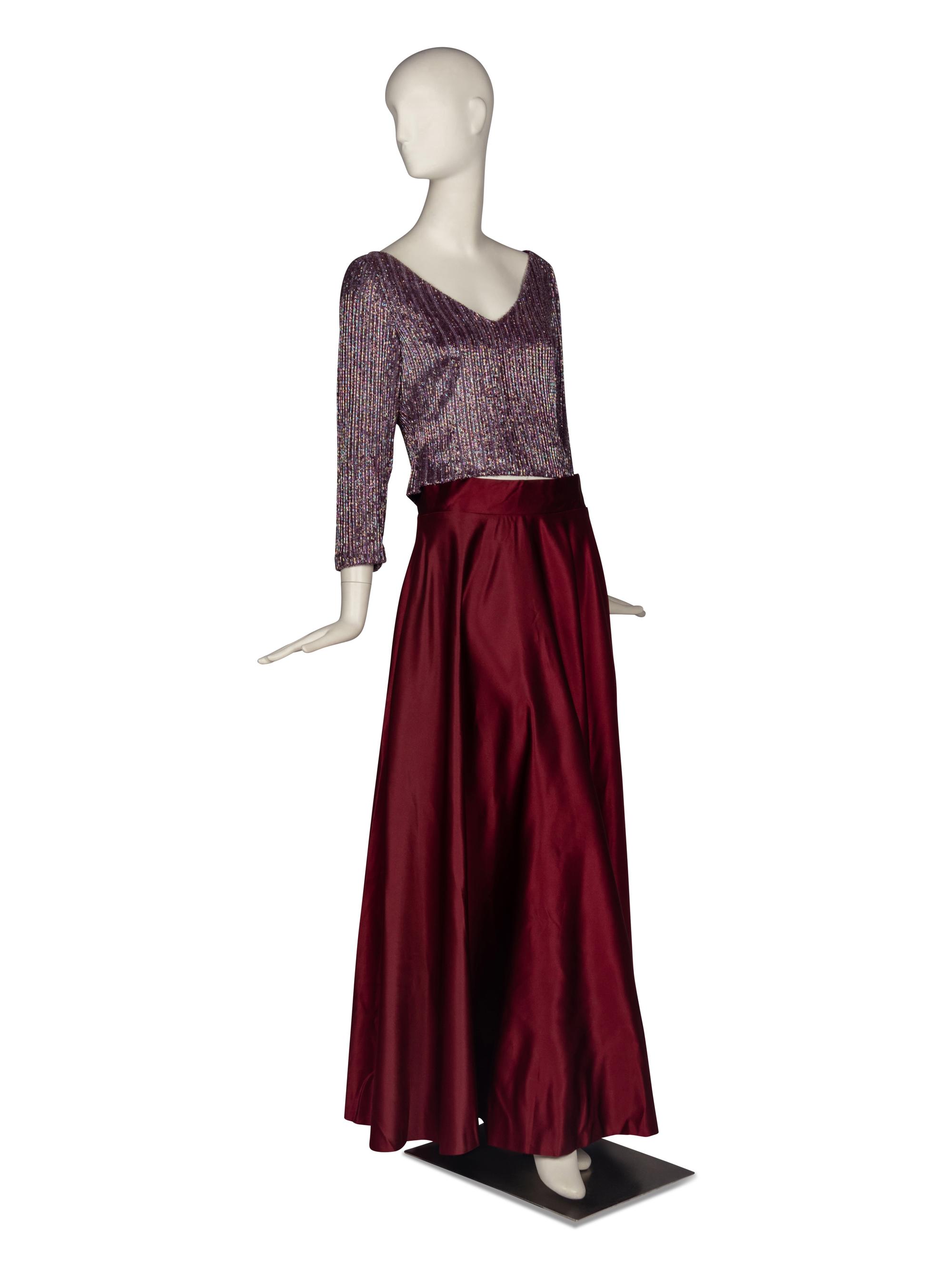 Carolina Herrera Beaded Top & Skirt