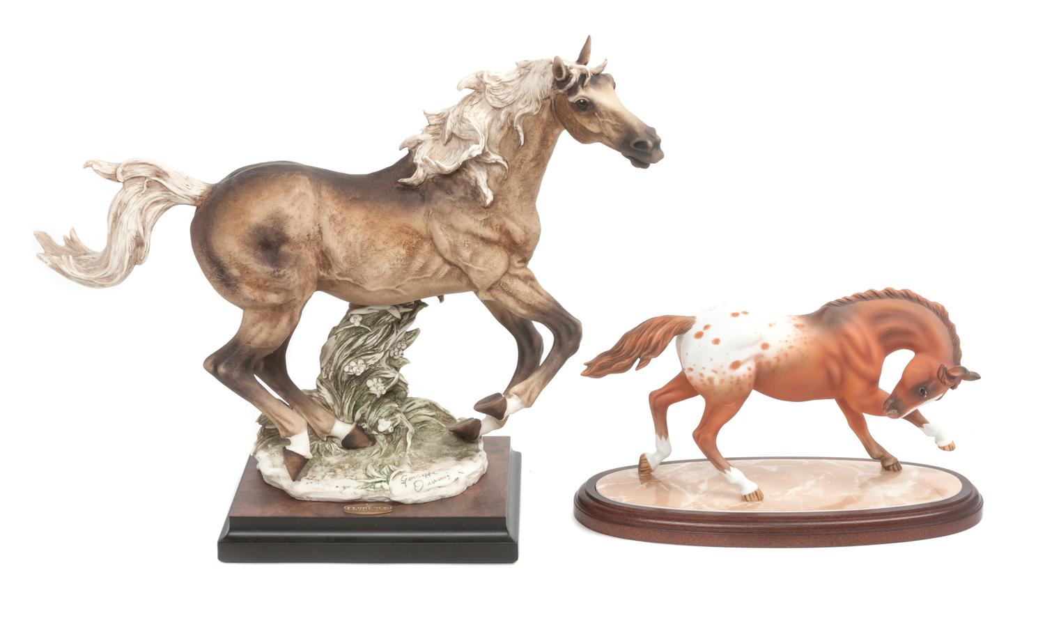A Giuseppe Armani Bisque Figure Width of first 16 3/4 inches. — 20TH CENTURY