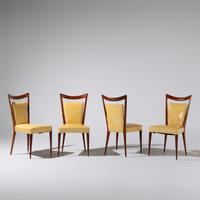 Melchiorre Bega (Italian, 1898–1976) — Dining Chairs, set of four, c. 1950