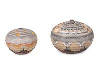 Polychrome Pottery Jars
