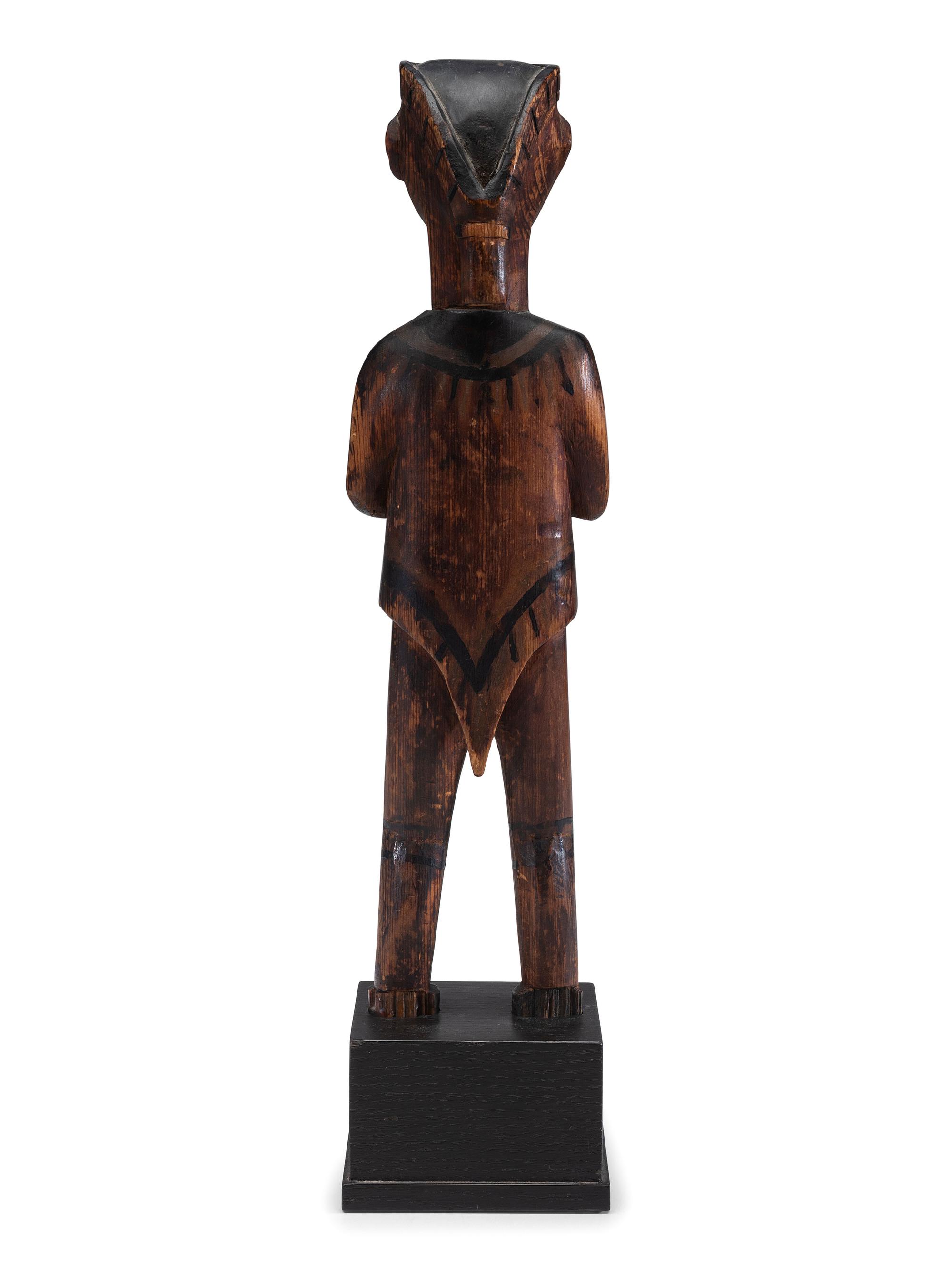 Quinault Carved Wood Figure