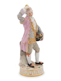 A Meissen Porcelain Figure of a Gentleman