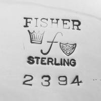 An American Silver Five-Piece Tea and Coffee Service, Fisher Silversmiths Inc., Jersey City, NY, comprising a teapot, coffee pot, cream