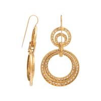 YELLOW GOLD AND DIAMOND CONVERTIBLE EARRINGS