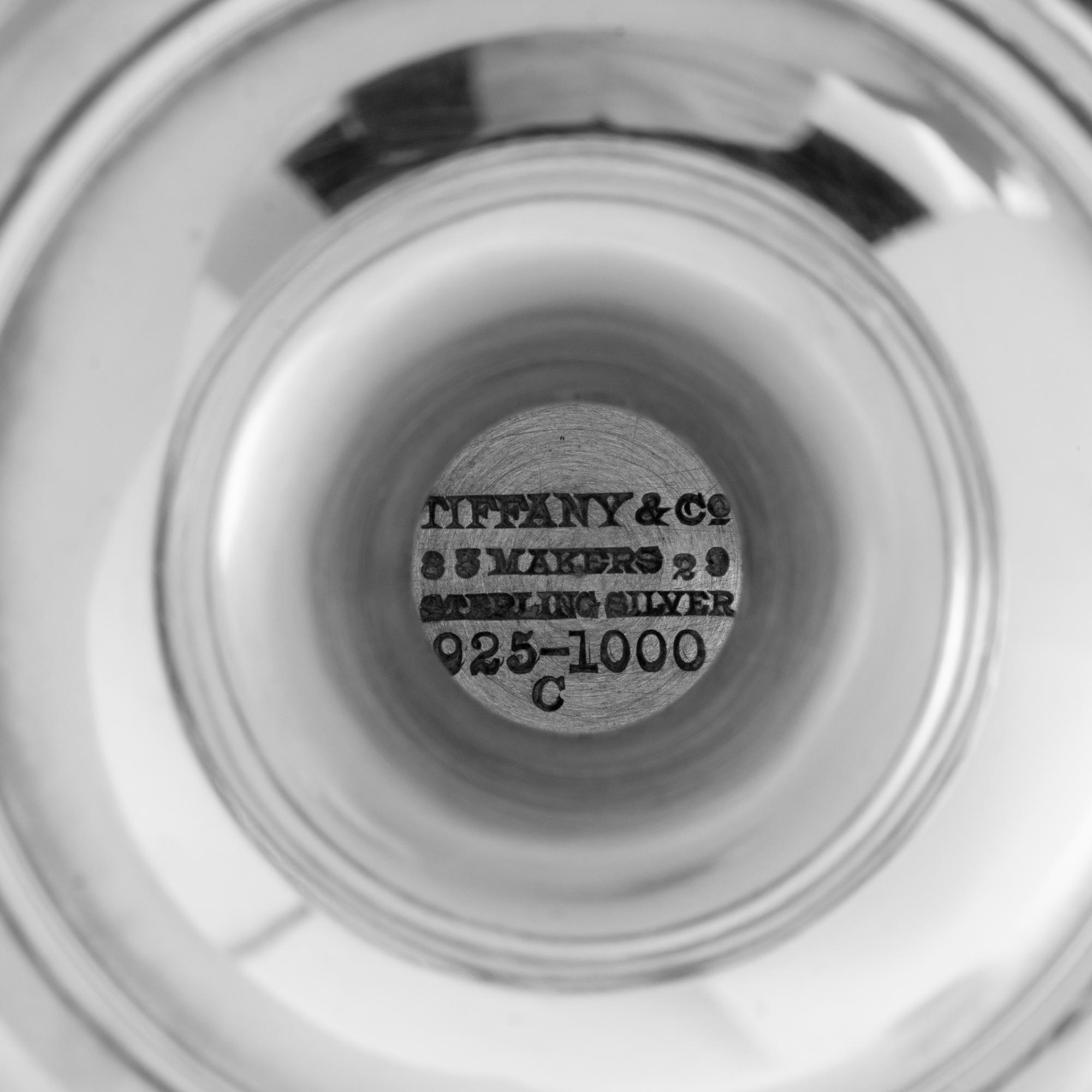 A Pair of Tiffany and Co. Silver Tazze