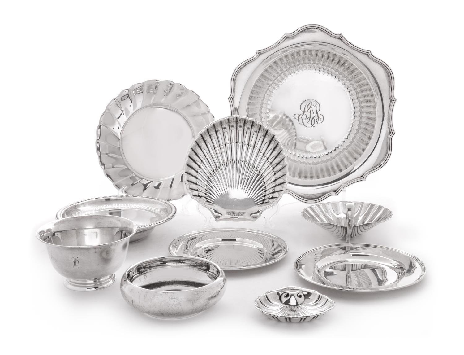 comprising dishes, bowls and plates.