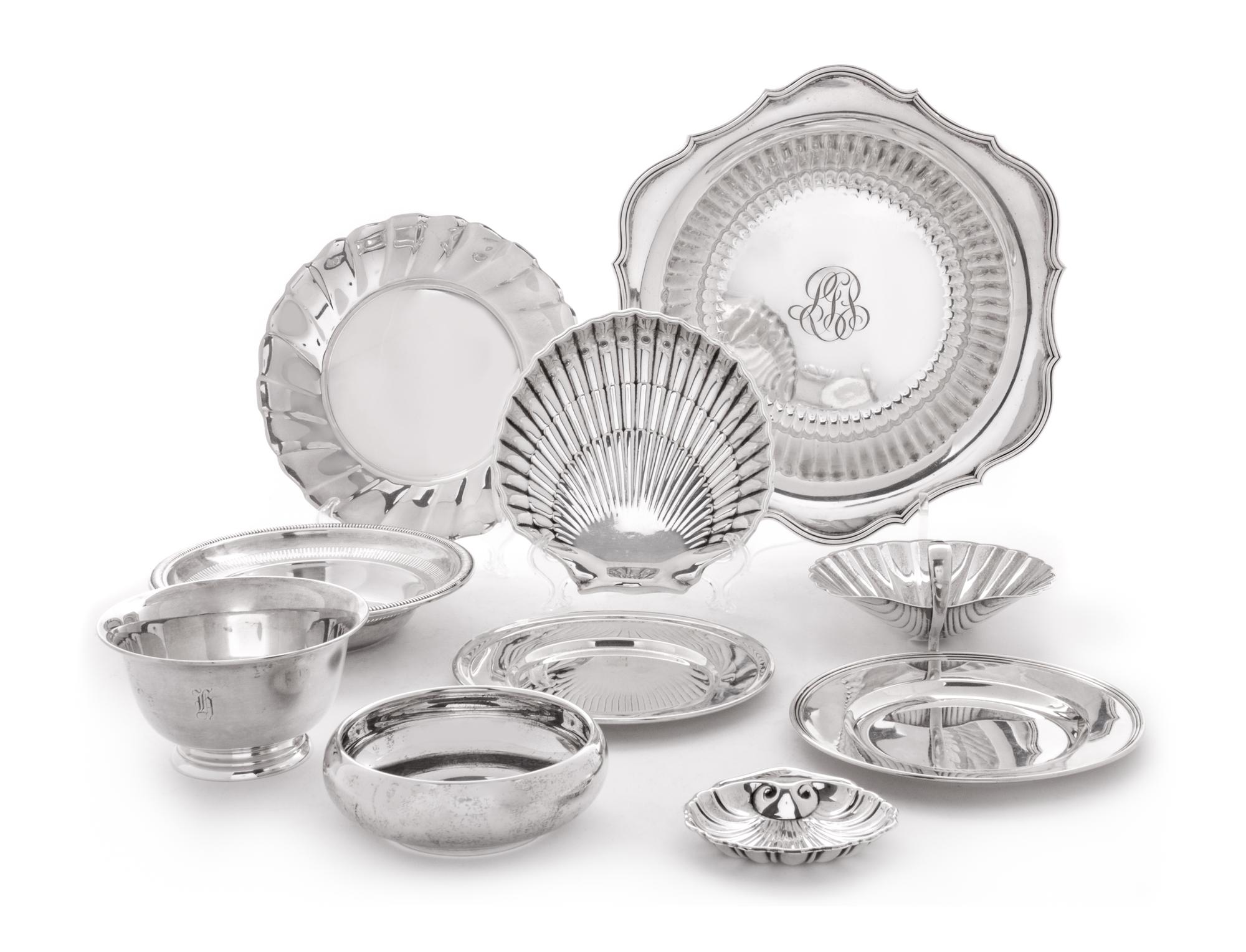 comprising dishes, bowls and plates.