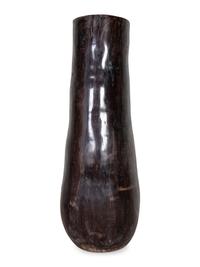 An Indonesian Palm Wood Monumental Vase — 20TH CENTURY