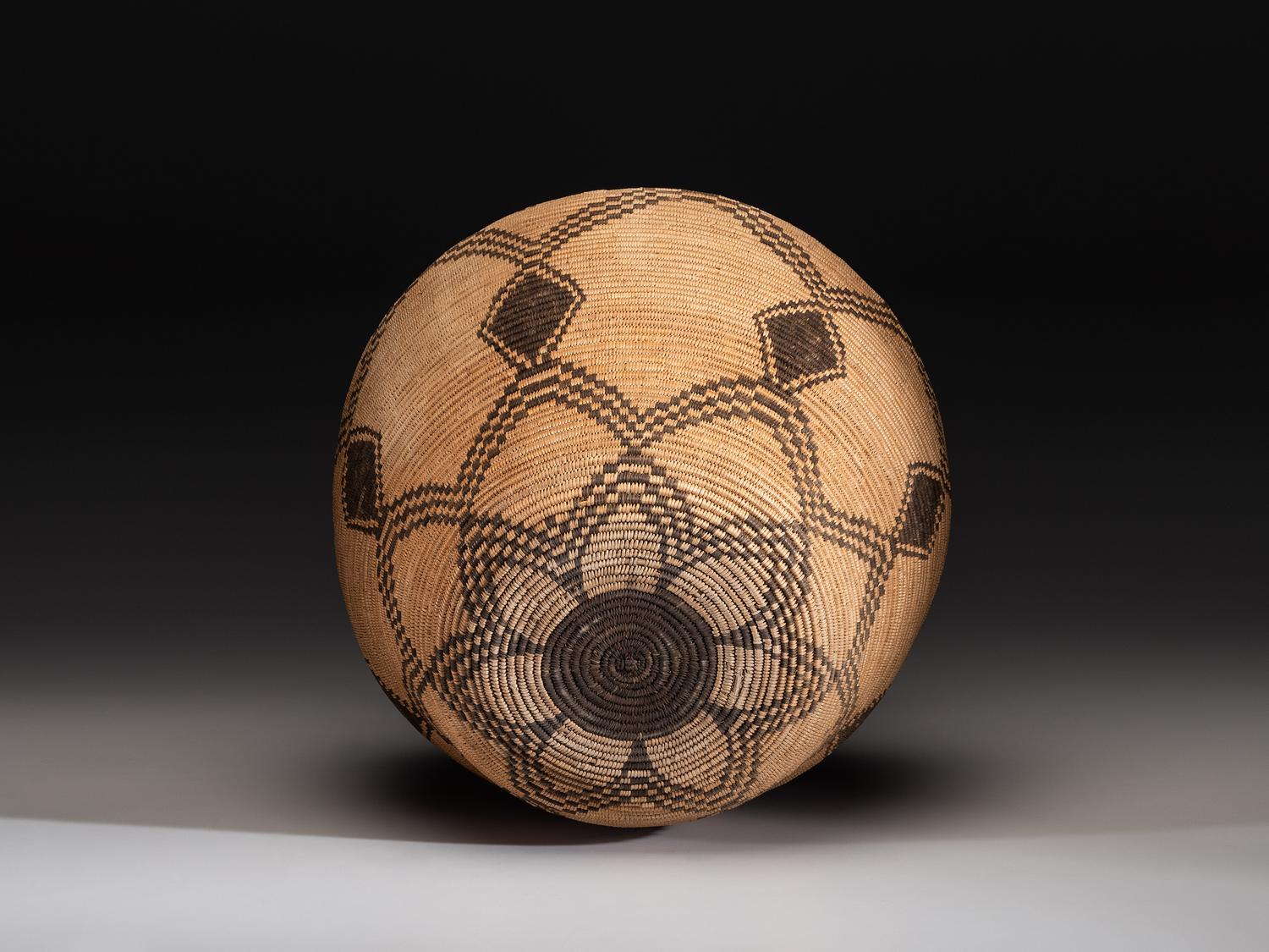 Apache Figural Basketry Olla
