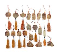 20 Chinese Jade and Hardstone Pendants