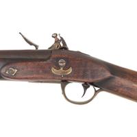 Reconverted Flintlock Tack Decorated Trade Gun