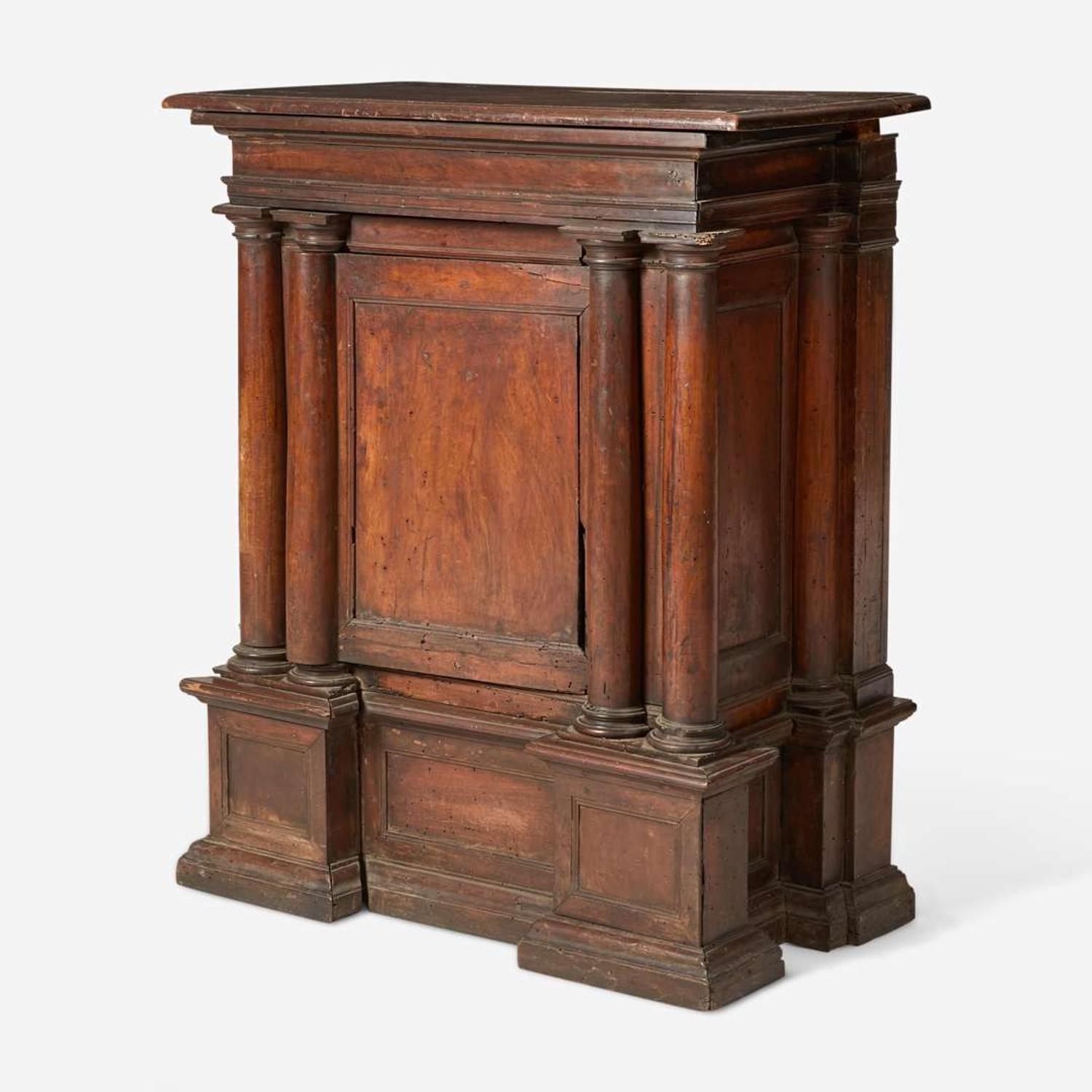 An Italian Renaissance carved walnut cabinet 16th / 17th century