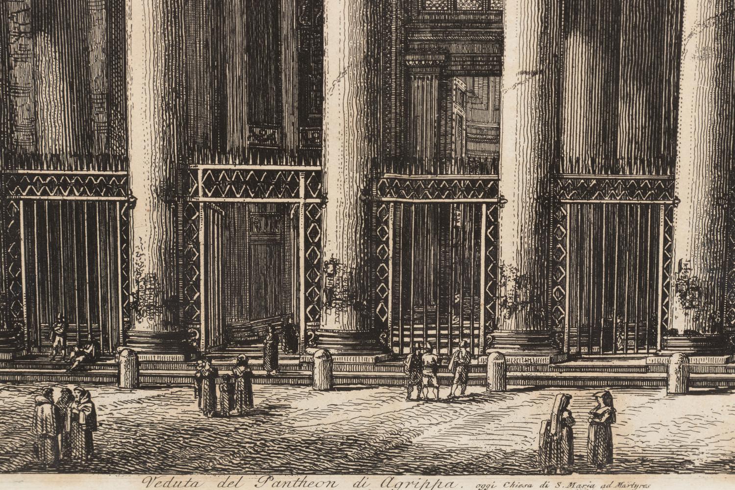 Veduta del Pantheon di Agrippa