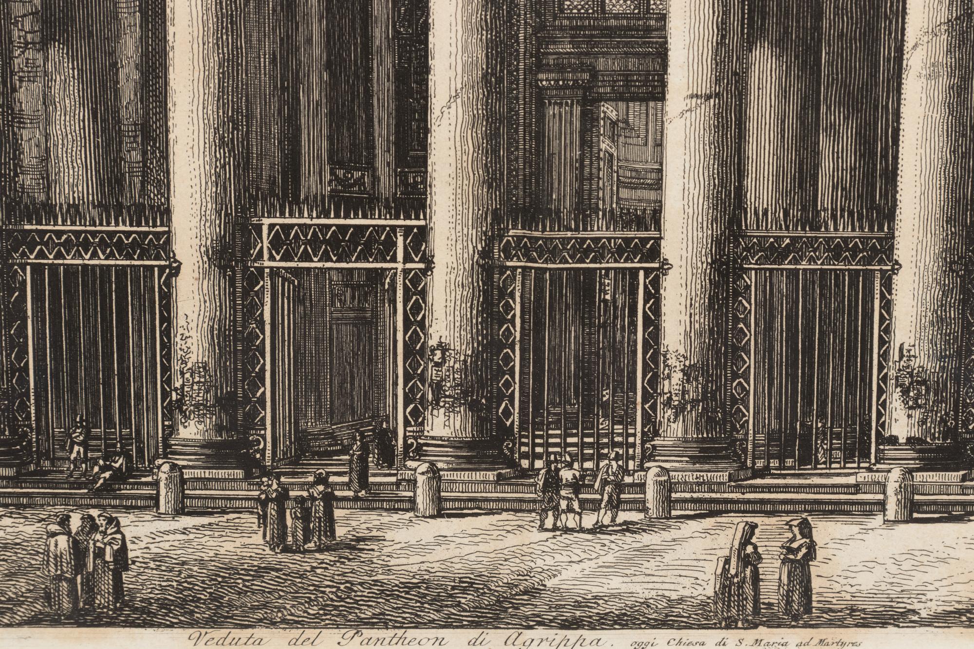 Veduta del Pantheon di Agrippa