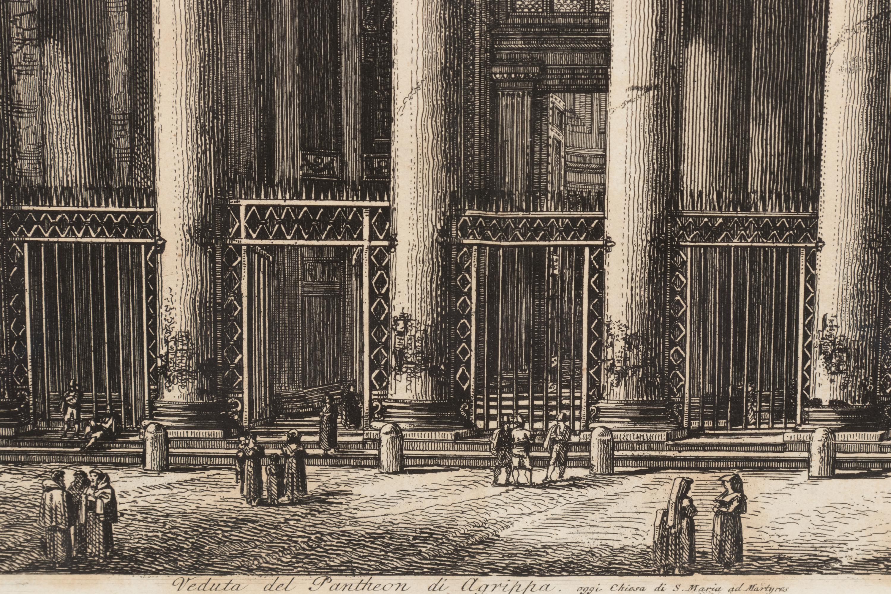 Veduta del Pantheon di Agrippa