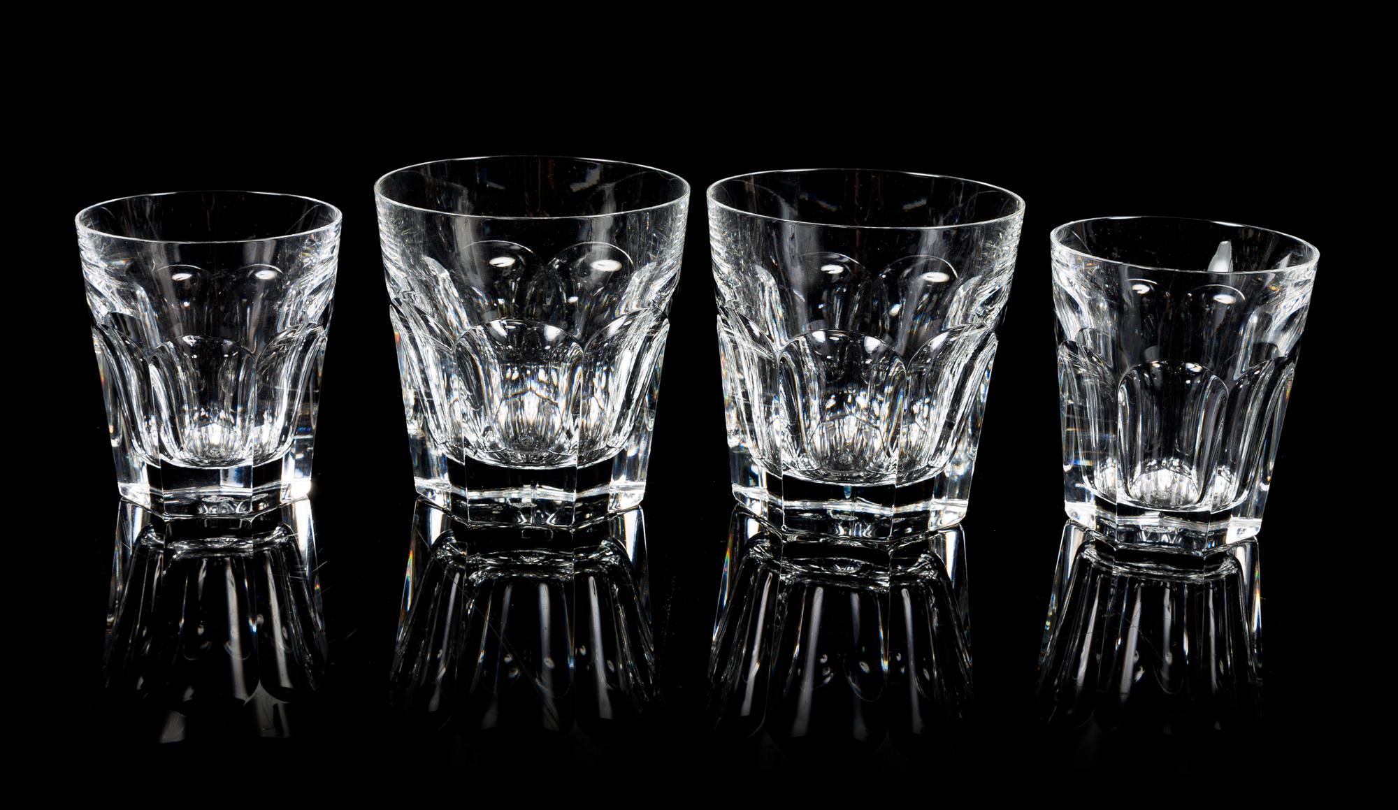 Baccarat, a group of drinkware