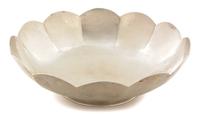 An American Silver Fluted Footed Bowl, Old Newbury Crafters, Amesbury, MA, 20th Century,