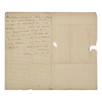 [Presidential] Van Buren, Martin. Autograph Letter, signed.