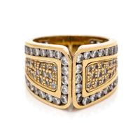 YELLOW GOLD AND DIAMOND RING