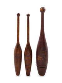 Three Juggling Pins or Indian Clubs