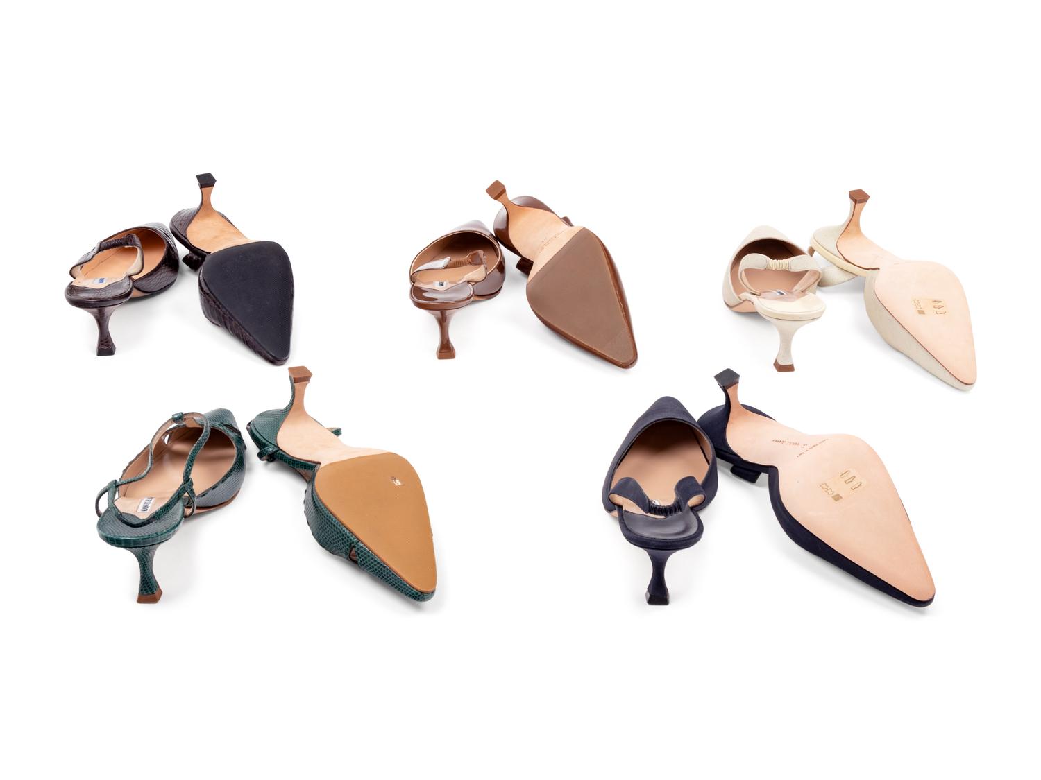 Ten Pairs of Manolo Blahnik Heels