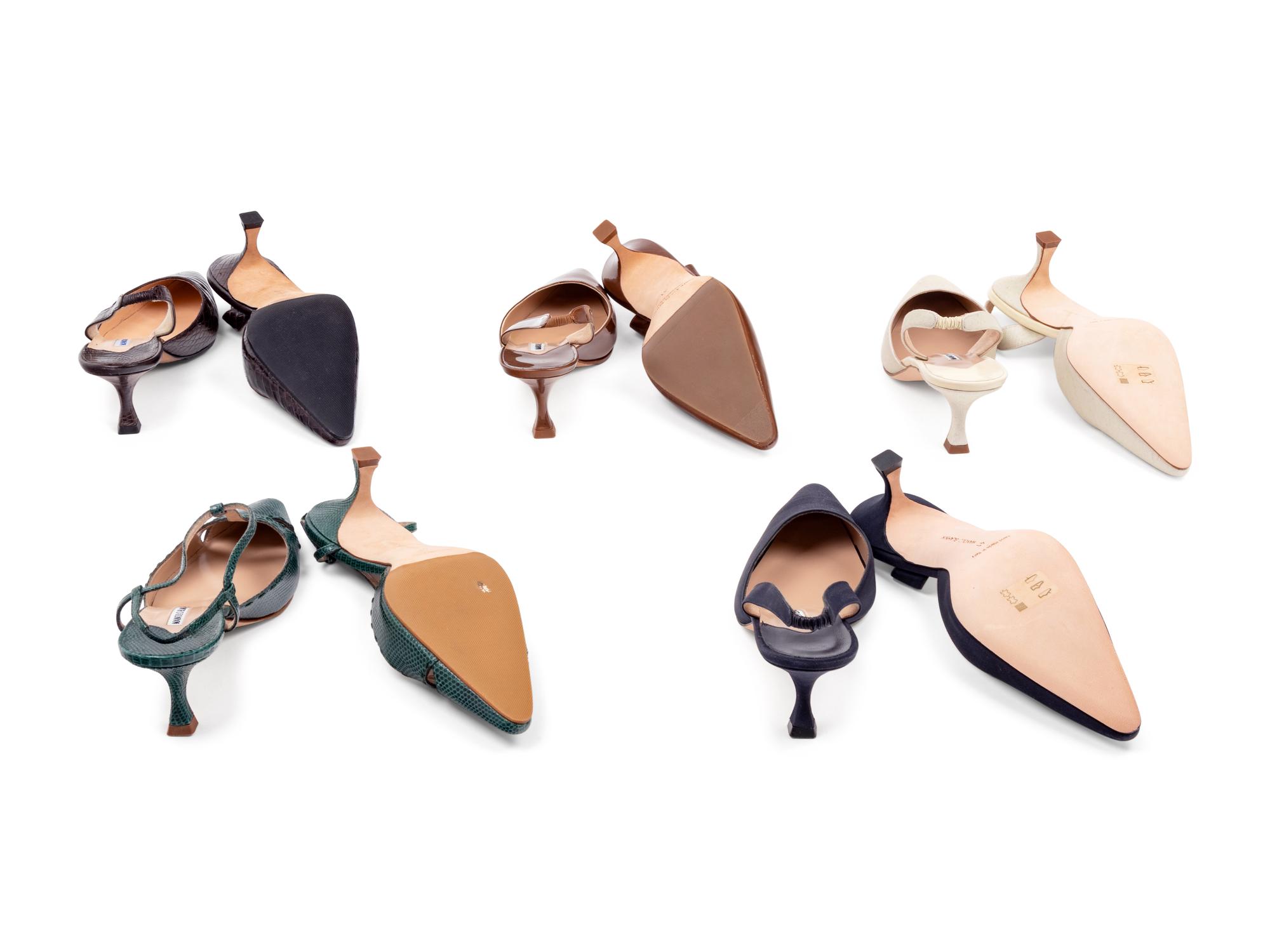 Ten Pairs of Manolo Blahnik Heels