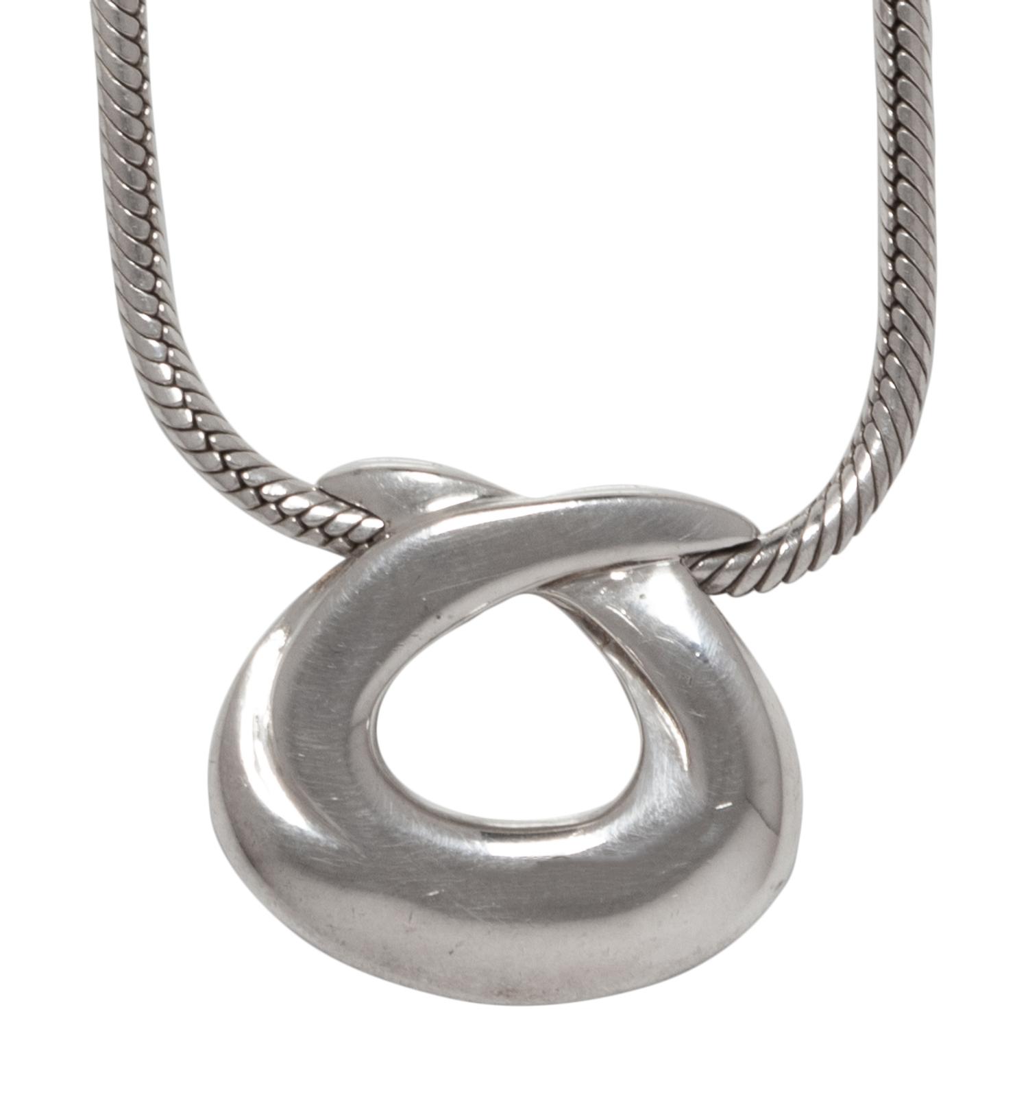 Hermès Sterling Silver Necklace