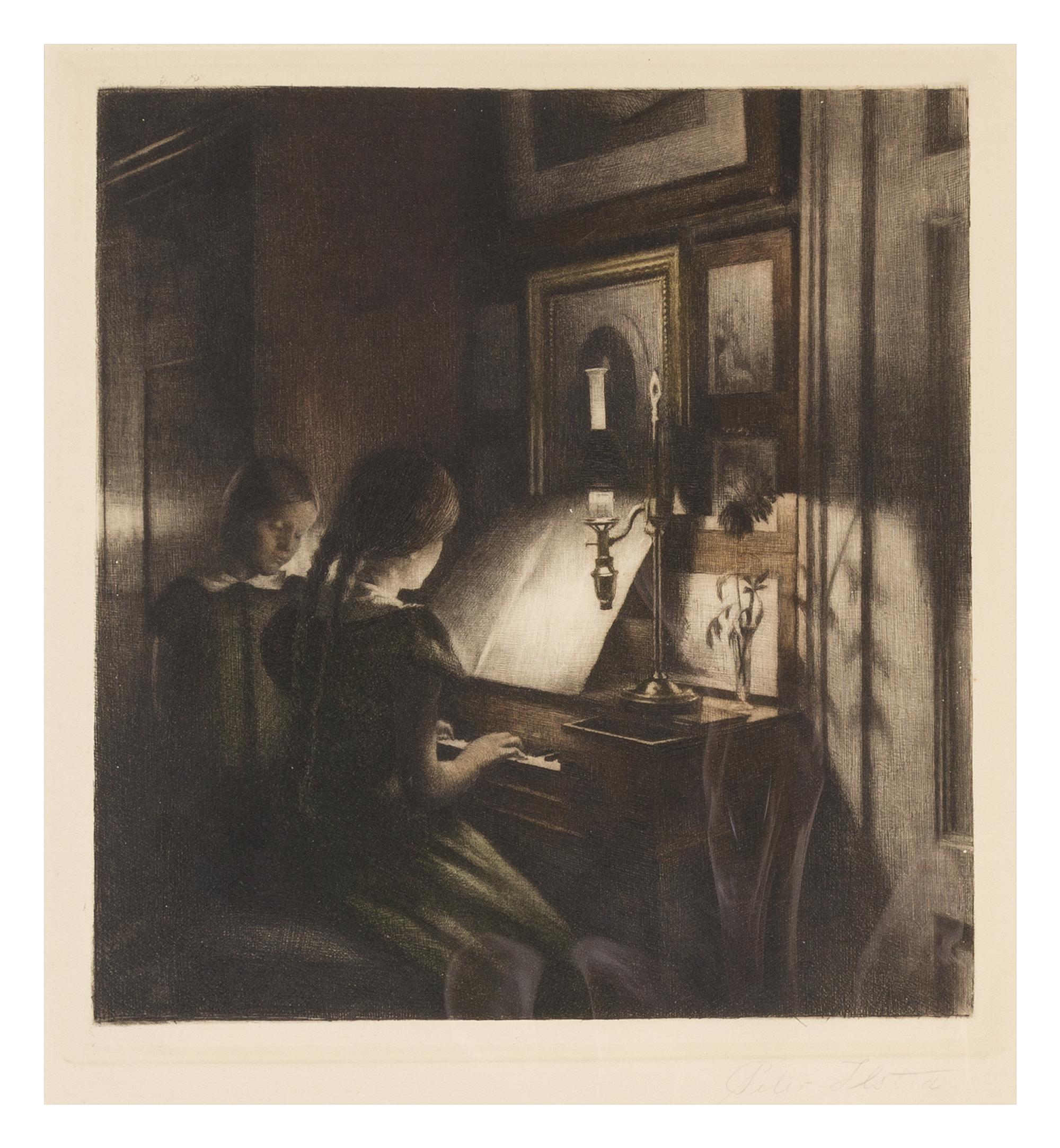 Peter Vilhelm Ilsted, (Danish, 1861-1933), Evening, 1912
