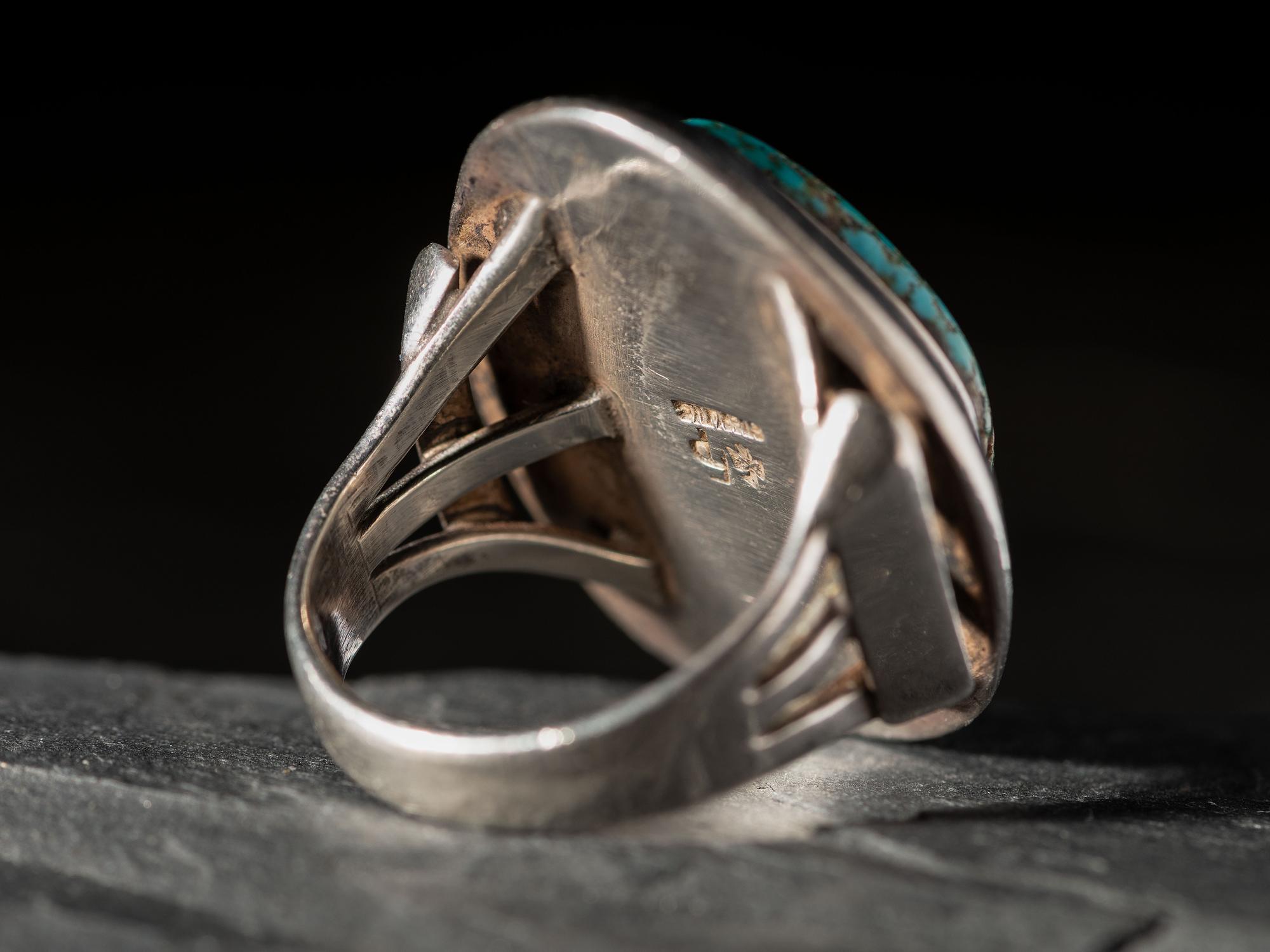 Sterling Silver and Turquoise Ring