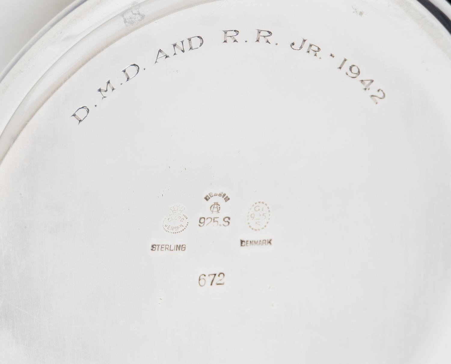 A Georg Jensen Four-Piece Silver Tea and Coffee Service