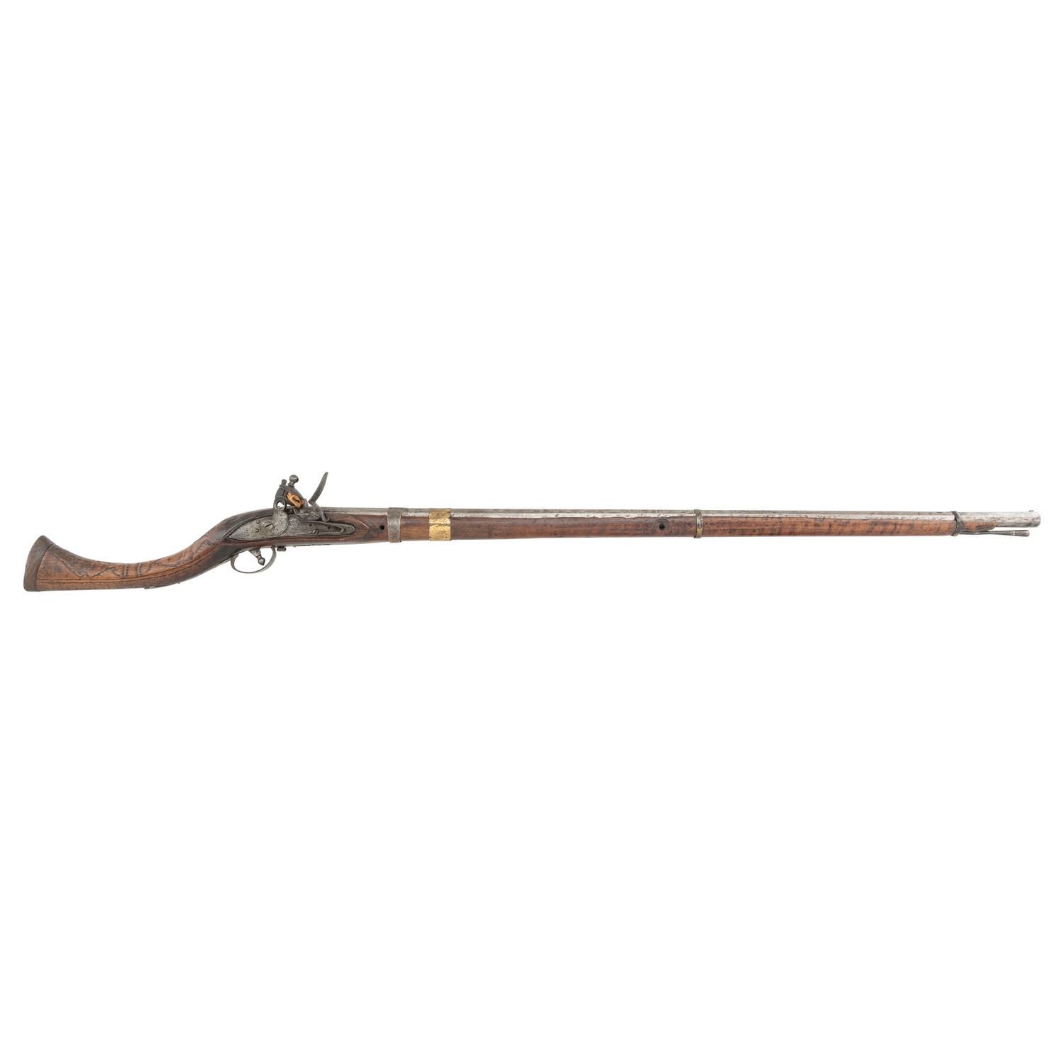 Afghan Jezail with East India Company Brown Bess Lock