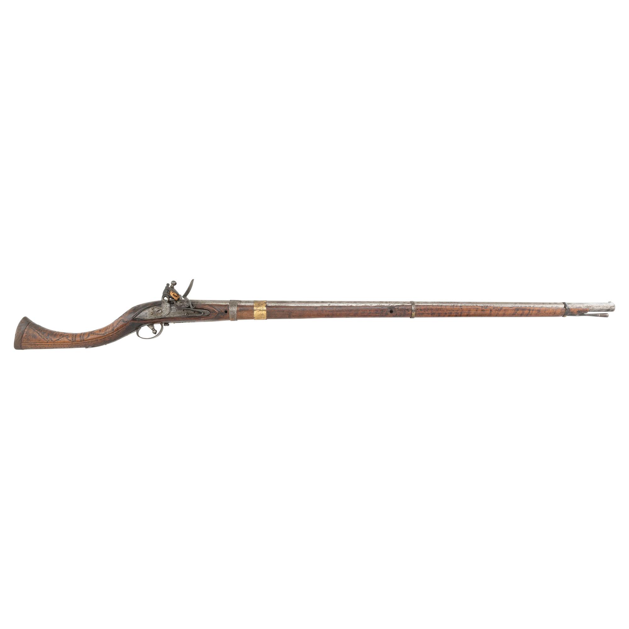 Afghan Jezail with East India Company Brown Bess Lock