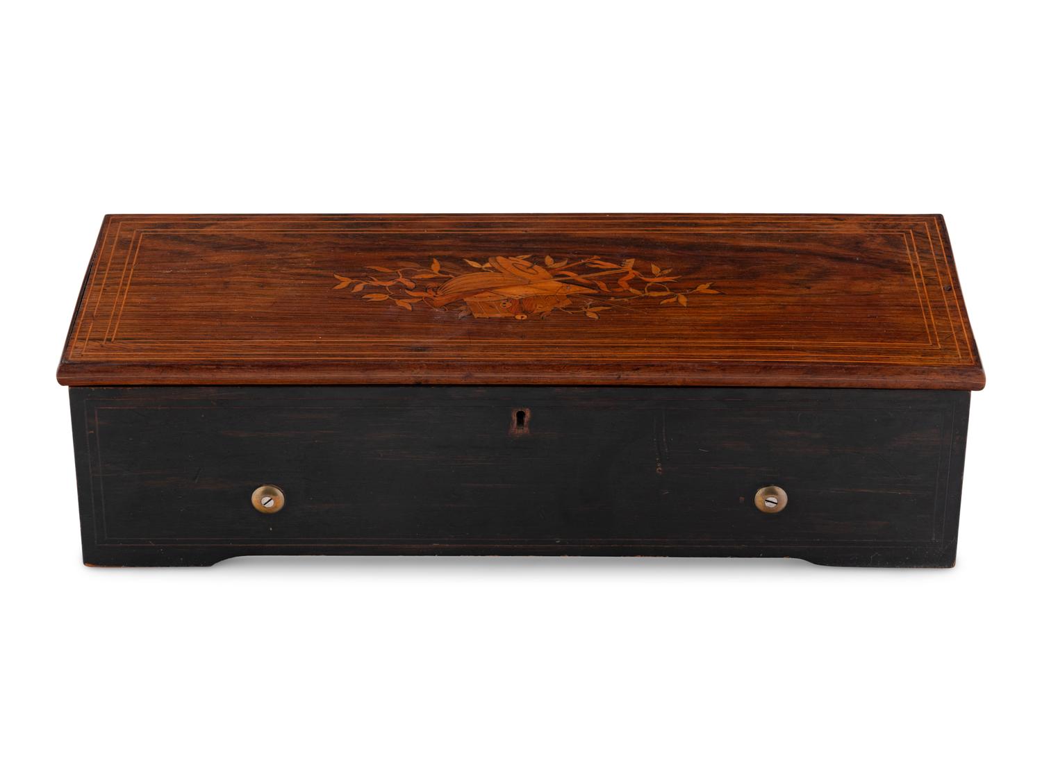 A Six Air Mandoline Music Box by Nicole Frères