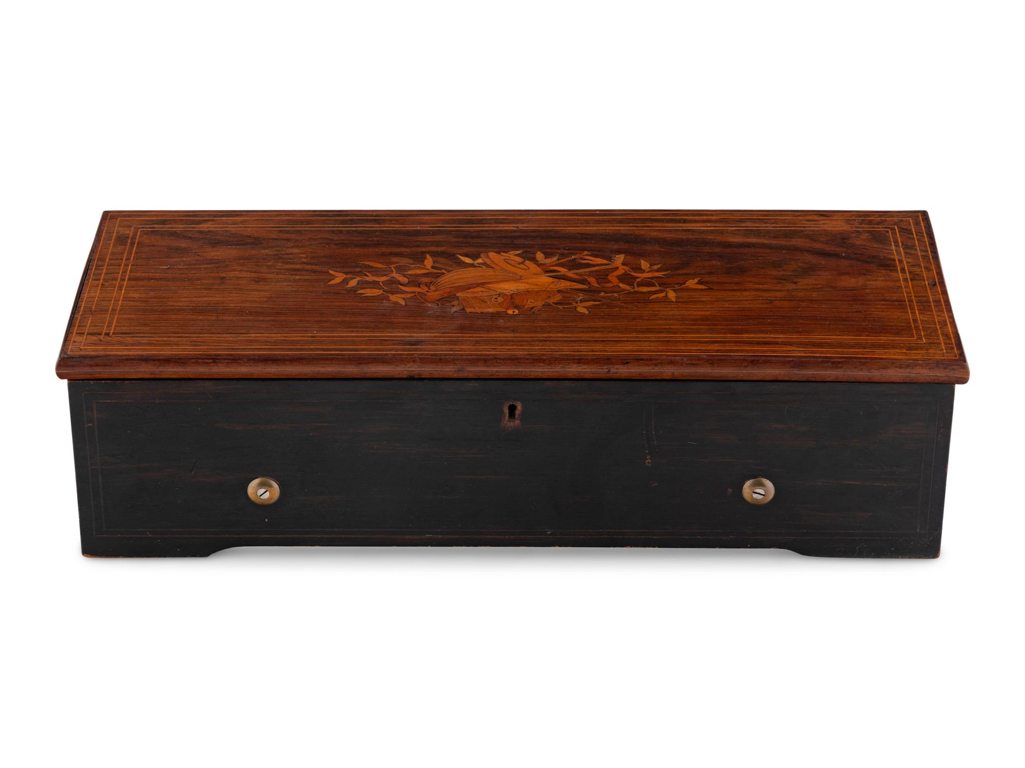 A Six Air Mandoline Music Box by Nicole Frères