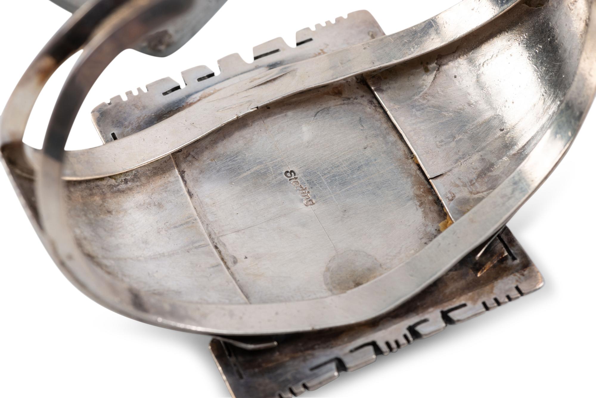 Navajo Sterling Silver and Turquoise Cuff Bracelets