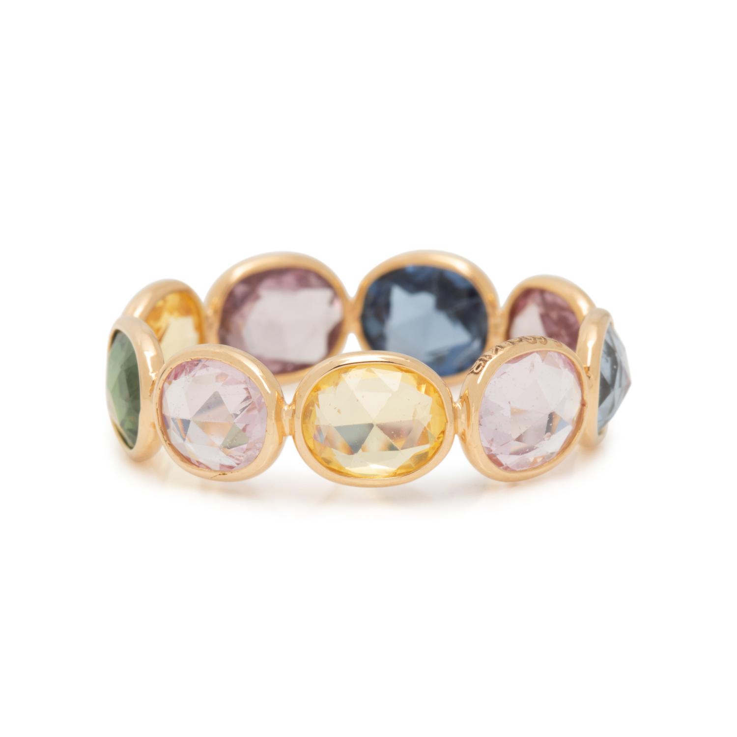MULTICOLOR SAPPHIRE BAND