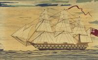 A Sailor-Made Woolwork Picture, England, 19th Century