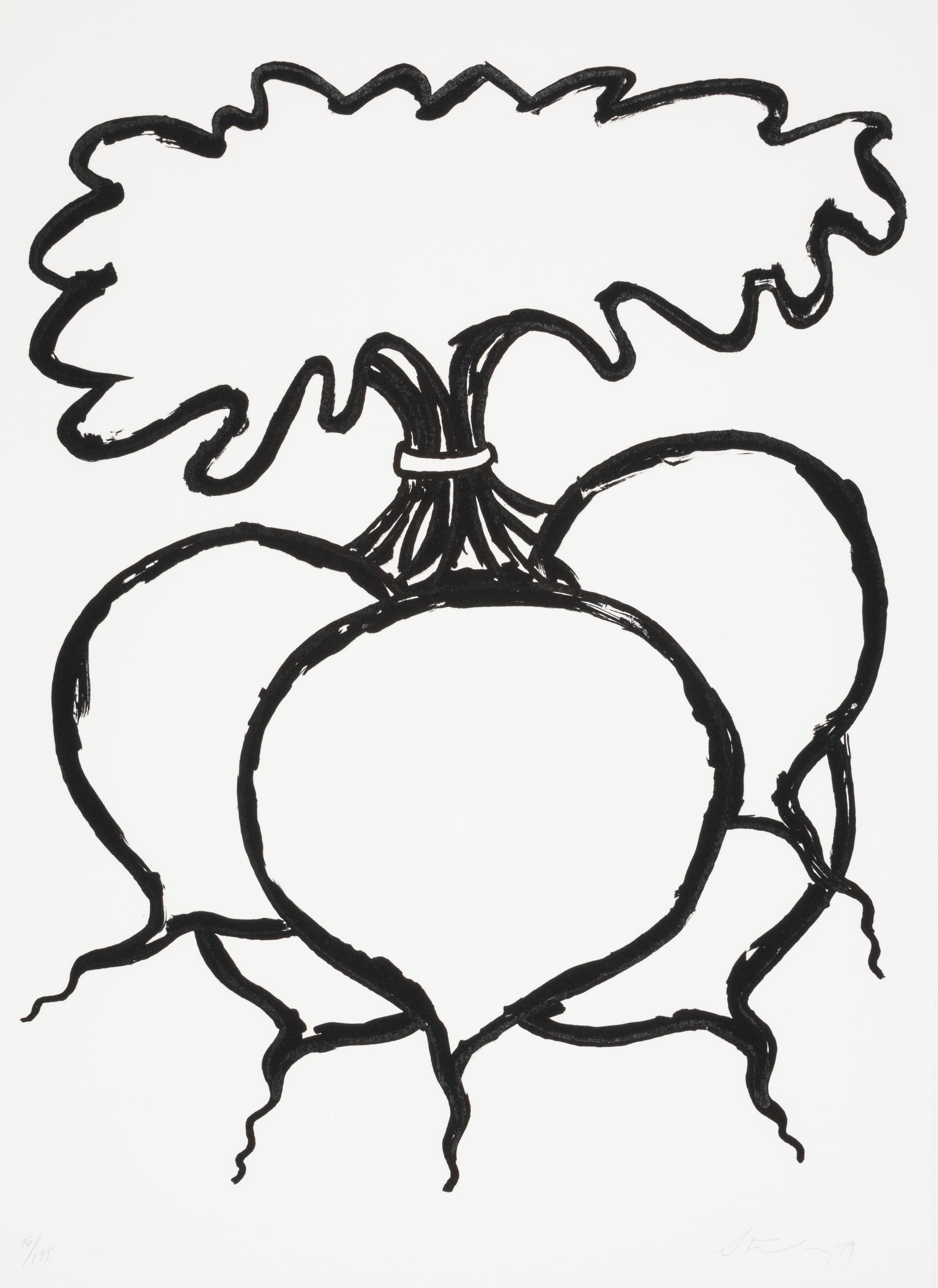 Robert (Bob) Stanley, (American, 1932-1997), A group of three works: Beets, 1979