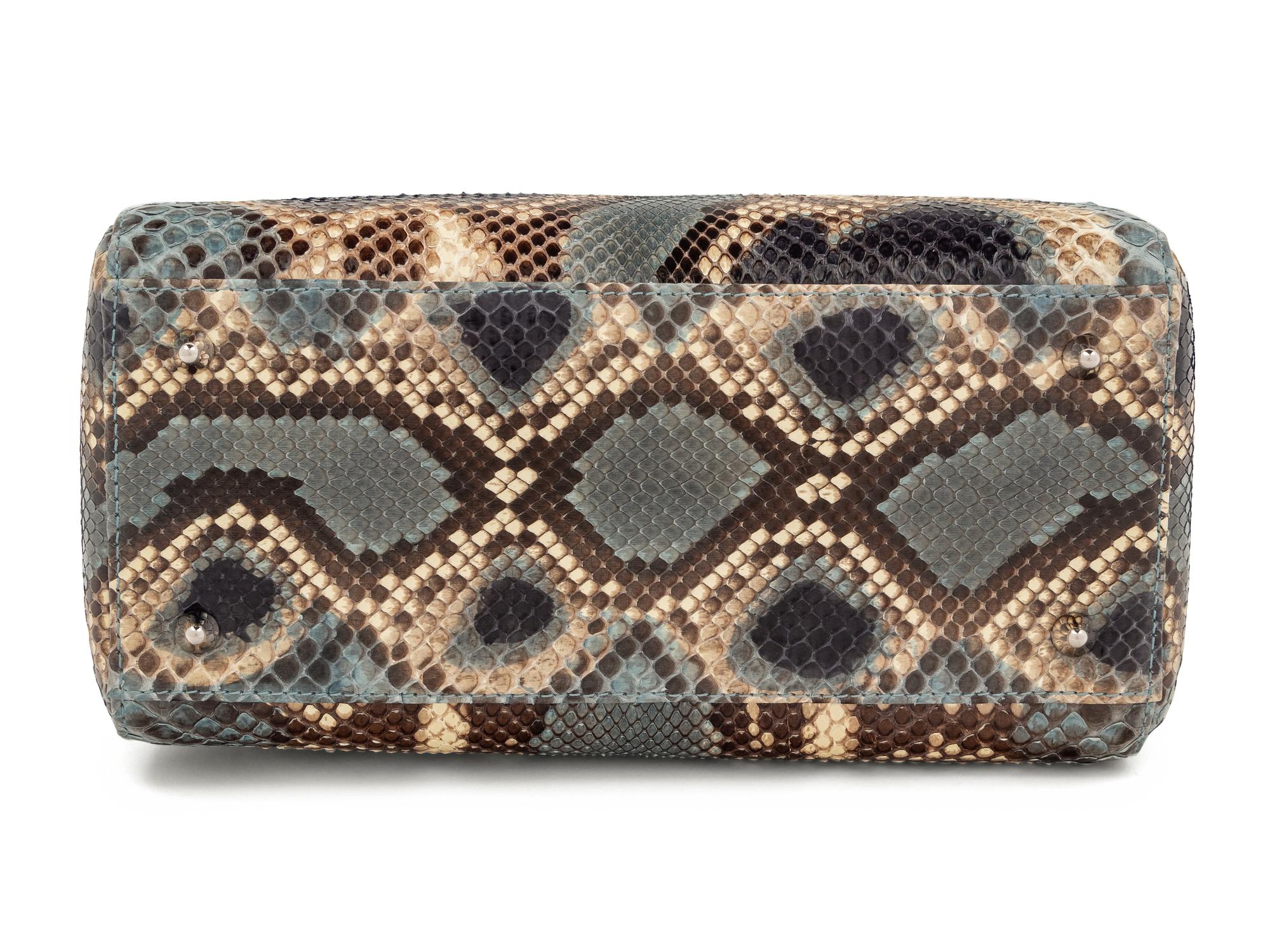 Christian Dior Multicolored Python Small Lady Dior Bag, 2011
