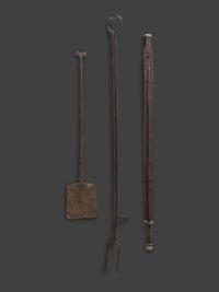 Three Forged Iron Tools
