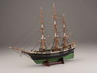 A Carved and Painted Wood Model of the Clipper Ship Flying Cloud