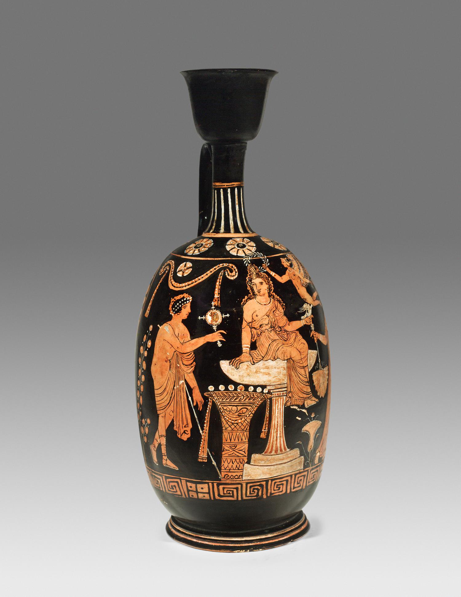 An Apulian Red-Figured Squat Lekythos